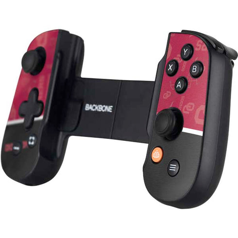 University of Oklahoma Split Jersey Backbone One for iPhone Game Controller Skin